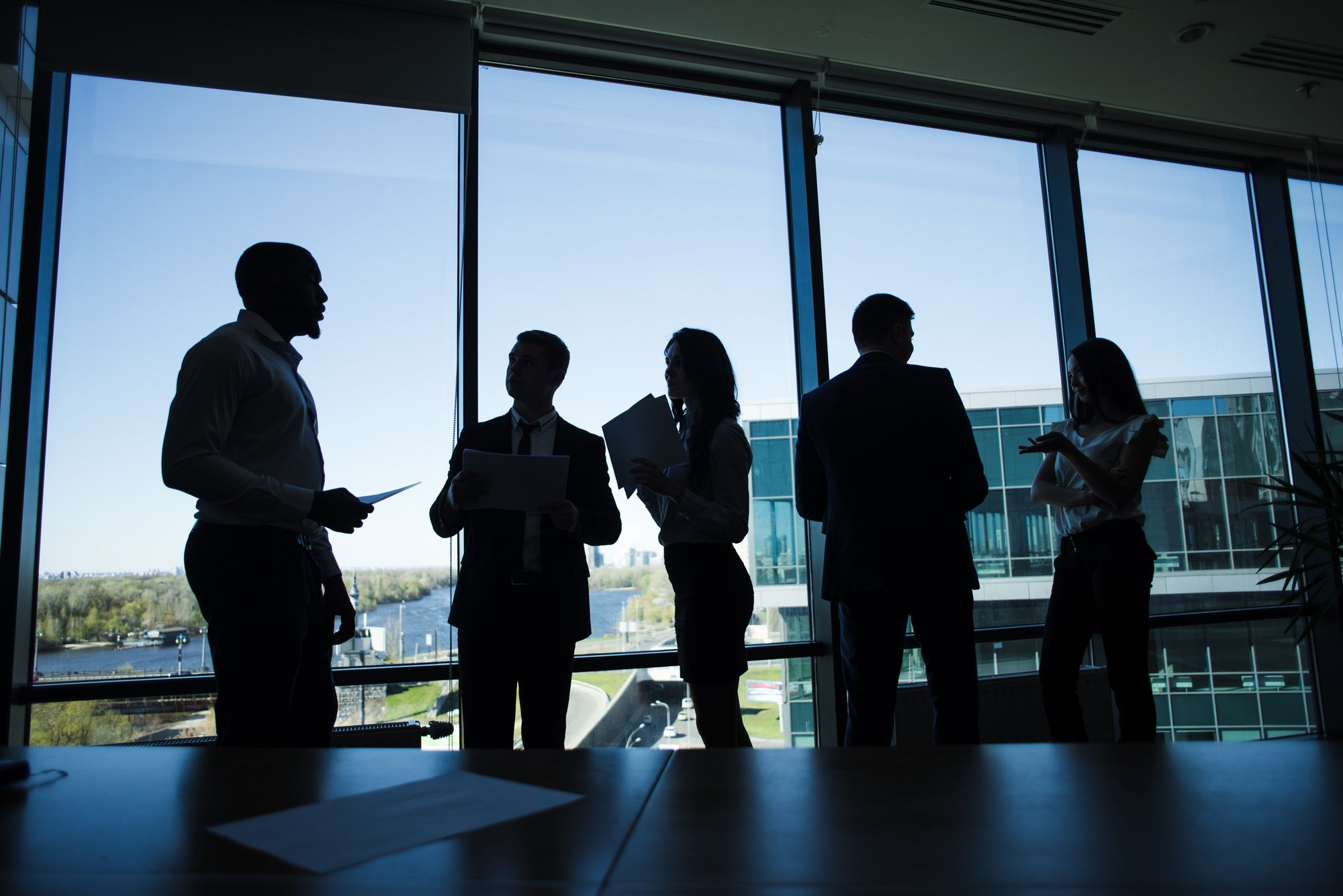 silhouettes-business-team